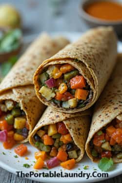12. Methi Thepla Easter Wraps