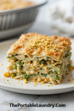 14. Spring Pea and Asparagus Lasagna with Herb-Cashew Bechamel