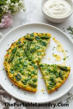 2. Green Goddess Egg White Frittata