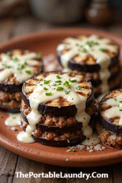 4. Eggplant and Beef Moussaka Stacks