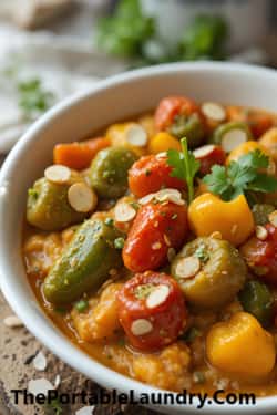 4. Rainbow Bell Pepper Korma