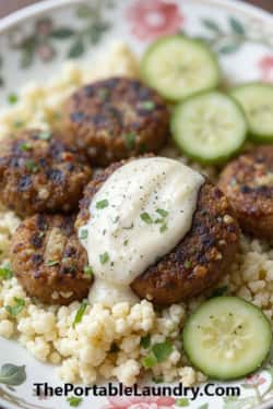 7. Middle Eastern Keto Kofta Plate