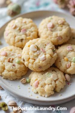 7. Rose & Pistachio Easter Cookies
