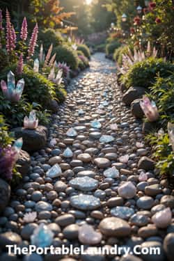 8. Crystal-Embedded Pebble Path