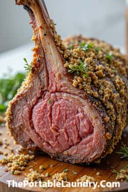 8. Horseradish-Crusted Rack of Lamb