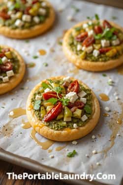 9. Mediterranean Easter Egg Pizzas