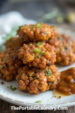 9. Zesty Veggie Easter Pakoras