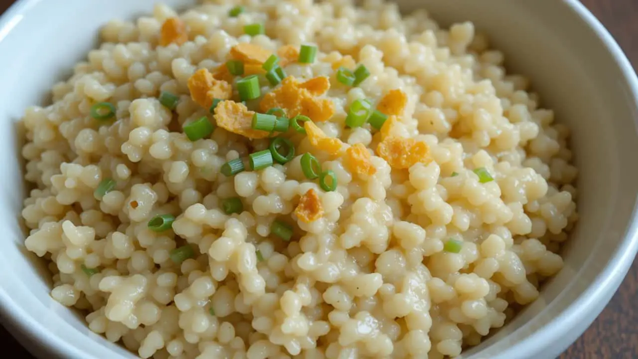 Zero Oil Recipe: Cauliflower Fried Rice Risotto