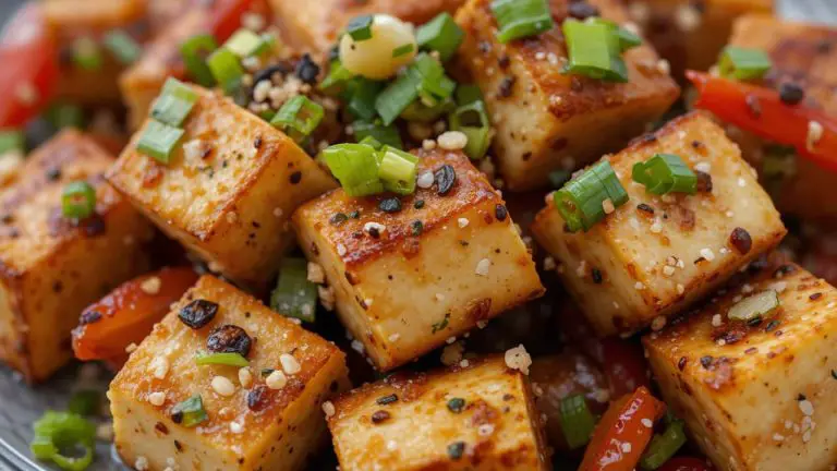 Chinese Salt and Pepper Tofu Zero Oil Recipe-featured