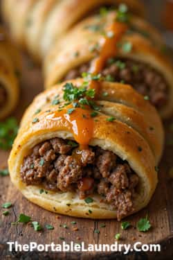 Crescent Roll Ground Beef Recipe-served