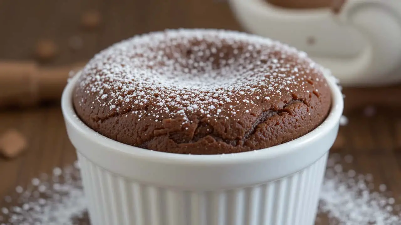 French Souffle au Chocolat - featured