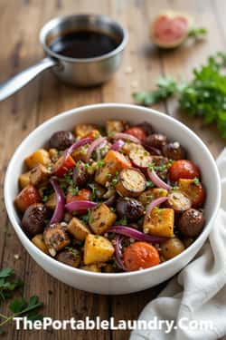 Mediterranean Roasted Vegetables (Zero Oil Recipe)-featured