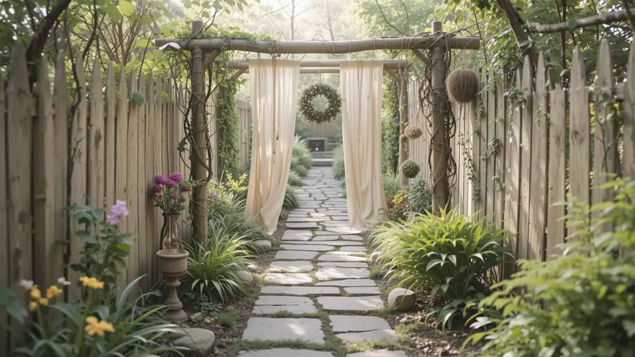 boho witchy diy walkway - featured