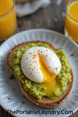 3. Avocado Toast with Poached Egg