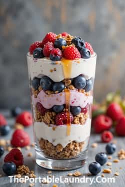 5. Breakfast Parfait with Granola and Yogurt