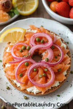 7. Smoked Salmon Bagel