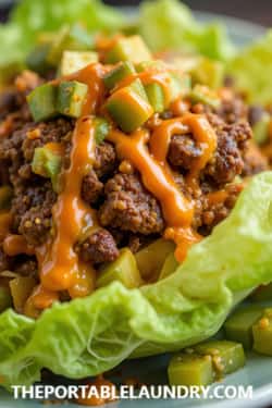 Burger bowl Nachos-served