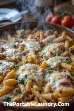 Chicken Pasta Bake with Sun-Dried Tomatoes-completed