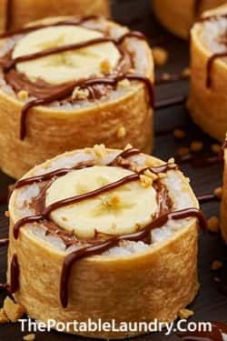 10. Chocolate Banana Sush