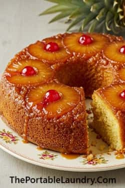 10. Pineapple Upside-Down Birthday Cake