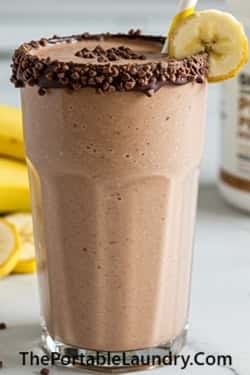 11. Chocolate Banana Protein Shake