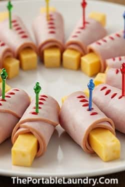 11. Turkey and Cheese Roll-Ups