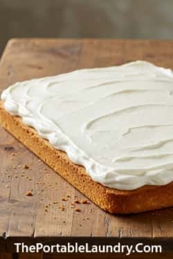 13. Floral Vanilla Bean Sheet Cake