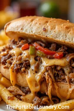 13. Philly-Style Shredded Beef Cheesesteak Melts
