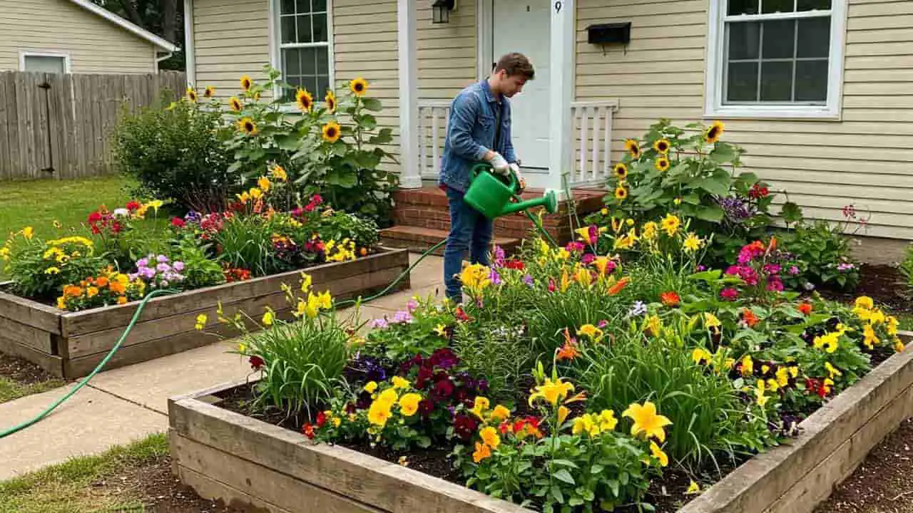 14 DIY Flower Beds in Front of House You’ll Obsess Over