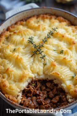 14. Shredded Beef Shepherd’s Pie (Cottage Comfort, Reinvented)