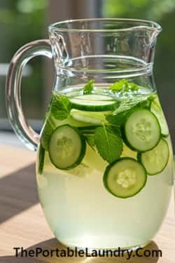 2. Cucumber Mint Refresher