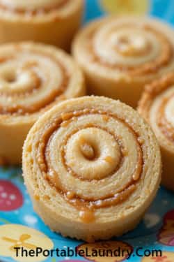3. Peanut Butter Banana Pinwheels
