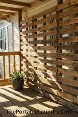 4. Pallet Privacy Screen