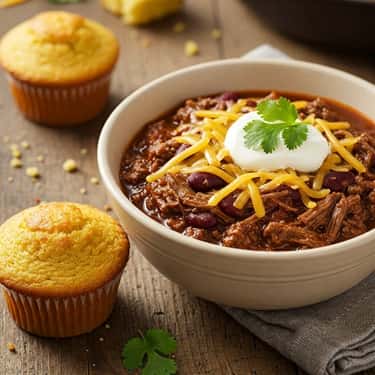 4. Shredded Beef Chili for Cozy Nights In