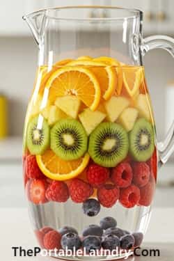 6. Rainbow Fruit Infused Water