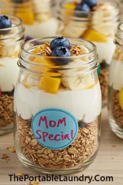 6. Yogurt Parfait in a Jar
