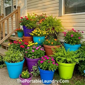 7. Container Gardening Clusters