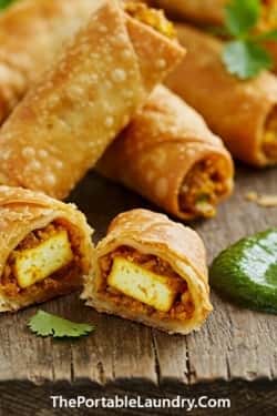 7. Paneer Tikka Pinwheels