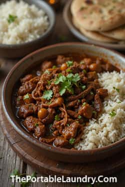 9. Spicy Indian Shredded Beef Curry (Slow-Cooked Perfection)