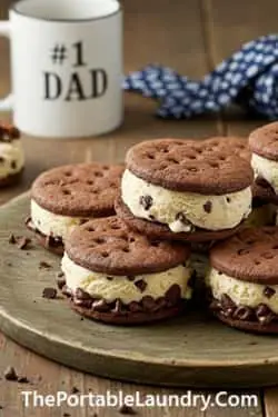 1. Bourbon Chocolate Chip Ice Cream Sandwiches
