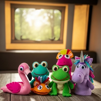 1. Felt Puppet Friends