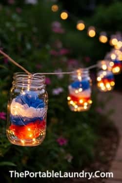 1. Mason Jar Lanterns That Actually Glow
