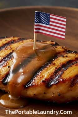 1. Smoky Maple Bourbon Grilled Chicken