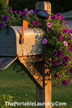1. The Vintage Mailbox Planter