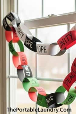 1. Unity Paper Chain Garland