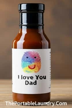 10. BBQ Sauce Fingerprint Label