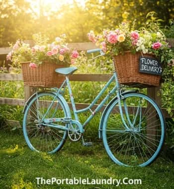 10. Bicycle Basket Blooms