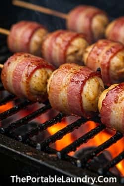11. Bacon-Wrapped BBQ Chicken Bites