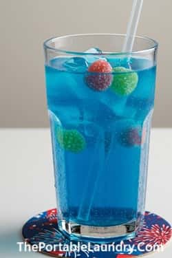 11. Blue Raspberry Lemonade Spritz