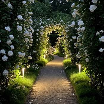 11. Evening Glow with White Accents